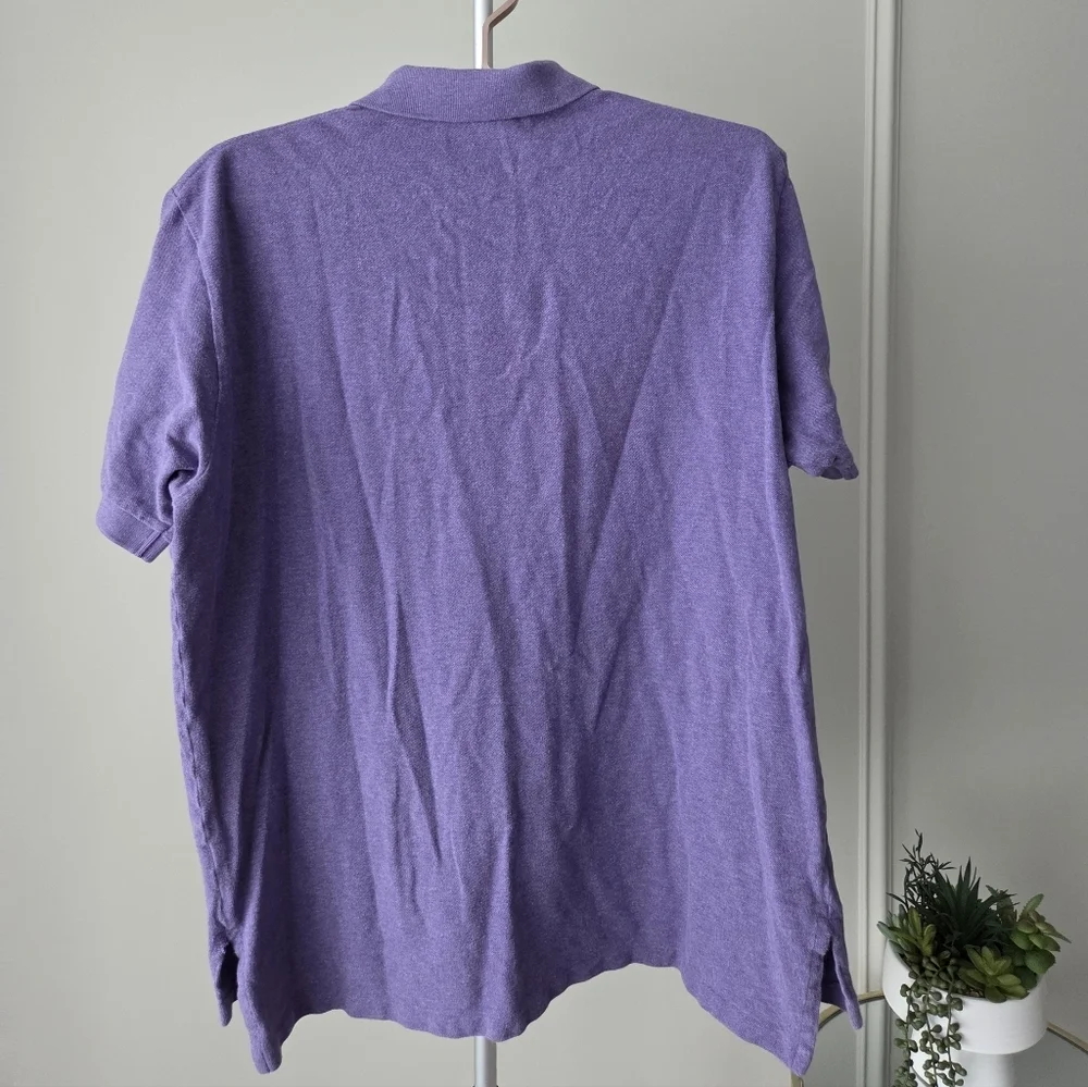 Polo by Ralph Lauren Purple Men's Polo T-Shirt sz.XL